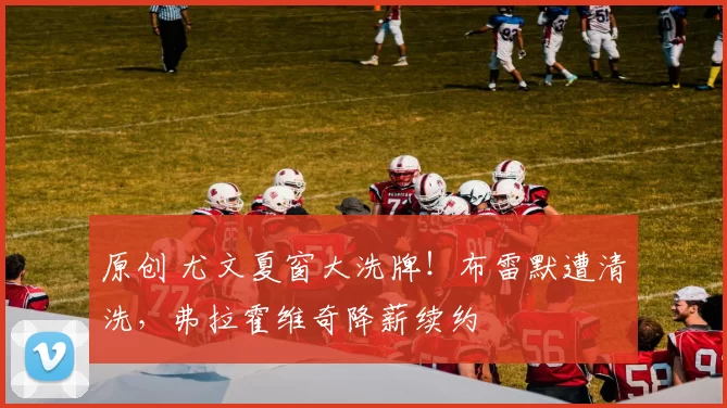 原创 尤文夏窗大洗牌！布雷默遭清洗，弗拉霍维奇降薪续约